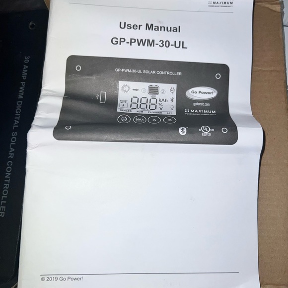Go Power GP-PWM-30-UI PWM Solar Control - Picture 5 of 6